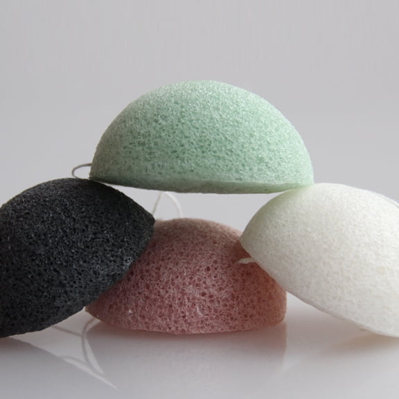 HOOWIFFY 3Ud Esponjas Naturales De Vegetales Para Limpieza Y Exfoliación Facial