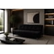 thumbnail image 1 of Sofa Cama Reclinable El Bazar Store New York Terciopelo Negro Futón 3 posiciones Sala, 1 of 7