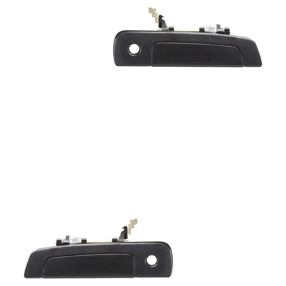 Par de MANIJAS PUERTA EXTERIOR HUSHAN 2001 al 2004 DODGE Delanteras color Negro