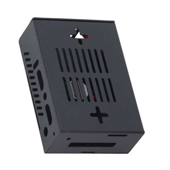 Caja Metálica Para Computadora De Placa única, Disipación De Calor Efectiva Caja De Computadora De Placa única De Ajuste Preciso Con Ventilador Para Mantenimiento