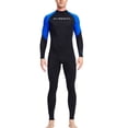 thumbnail image 1 of Naiovety Trajes de neopreno Traje de buceo Traje de neopreno para hombres y mujeres Traje de baño de cuerpo completo UPF 50 Protección solar para buceo Deportes acuáticos Azul 3XL, 1 of 6