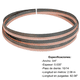 thumbnail image 1 of Sierra Cinta Bimetálica Maraga 3/4" x .035" x 82.08" (2.08 m) 10/14 TPI para Corte de Metal y Acero, 1 of 1