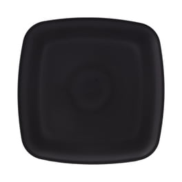 Plato Mainstays Cuadrado de Plástico 27 cm Negro