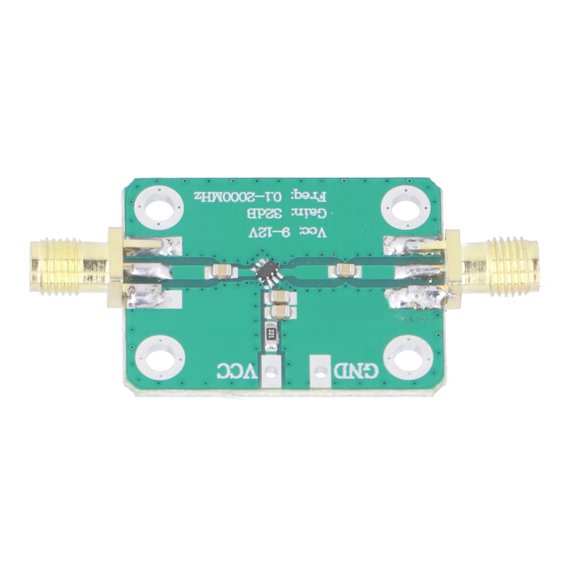 Amplificador de banda ancha RF de 0,12000 MHz, 912 V CC, 37 mA, 30 dB, alta ganancia, amplificador LNA de bajo ruido hembra SMAK