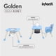 thumbnail image 4 of Silla Alta periquera Infanti 6 en 1 Golden Multifuncional Con Charola Y Mesa De Actividades, 4 of 8