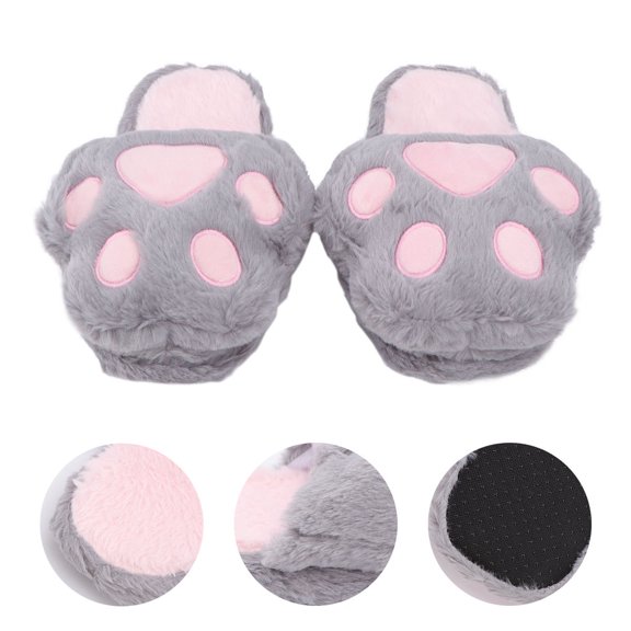SOPOTUTU Pantuflas Cerradas Para Con Material Y Antideslizante Ideal Para