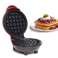 thumbnail image 1 of Waflera Mini Maquina Waffles Pequeña Redonda Hacer Desayunos Nevashel Nevashel WE1, 1 of 8