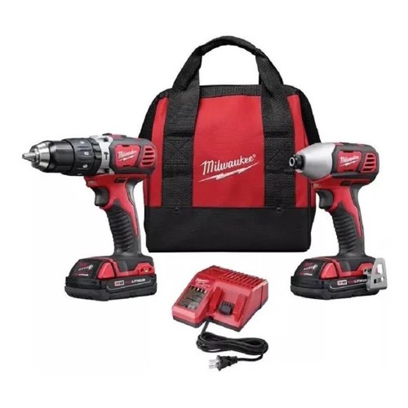 Rotomartillo ½ 18v + Pistola De Impacto ¼ 269722ct Milwaukee