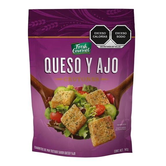 Crutones Fresh Gourmet queso y ajo 142 g
