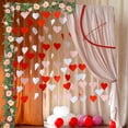 thumbnail image 4 of Adorno de pared de 2 piezas con rosas artificiales de 10 cabezas, ideal para San Valentín. Jarrones de cristal decorativos para dormitorio o sala de estar. Marco metálico. 230 cm (90,55, 4 of 8