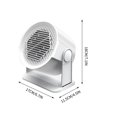 thumbnail image 3 of Portable Space Heaters Hot And Cold Wind Mini Desk Heaters For Office Heaters, 3 of 9
