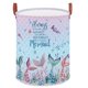 thumbnail image 1 of Cesta de lavandería para niños con diseño de sirena, cesta de lavandería para bebés y niñas, con dis, 1 of 6