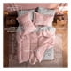 thumbnail image 4 of Set Edredón King Size + Funda De Almohada + Sábanas 7 Pzas Real Textil Rosa - Gris, 4 of 8