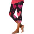 thumbnail image 3 of TaTaai Valentine's Day Printed Non-see-through Women High Waisted Yoga Leggings Stretchy Breathable Elastic Gym Workout Casual Daily Full Length Pants Gift, 3 of 5