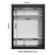thumbnail image 5 of Ropero Closet Madesa Denver 2 Puertas Corredizas Negro/Blanco, 5 of 9