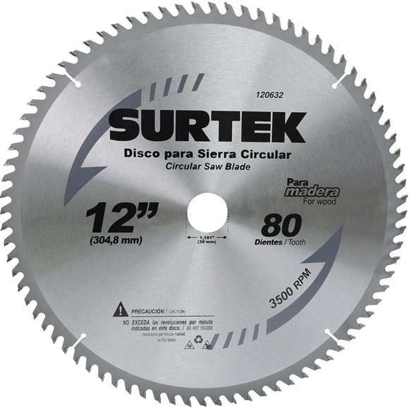 Disco Para Sierra Circular 8 1/4 In 40 Dientes 120611 Surtek SURTEK 120611