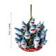 thumbnail image 4 of Adorno acrílico de árbol apilado | Adorno colgante plano para árbol de Navidad | Decoración navideña caprichosa para decorar tu hogar todo el año, 4 of 4