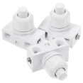 thumbnail image 1 of 3 piezas de interruptor pulsador autoblocante de repuesto para luz doméstica, 1 of 7