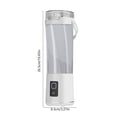 thumbnail image 3 of CaiYueKe USB Rechargeable Portable Juicer Blender Personal Smoothie Maker Travel Handheld Blender for Fruits Vegetables Shakes Protein Mixing Electric Blender Cup with Lid, 3 of 8