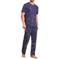 thumbnail image 2 of Conjunto De Pijama Shendy Vendy 2 Piezas Para Hombre Elegante Camisa Pantalon, 2 of 4