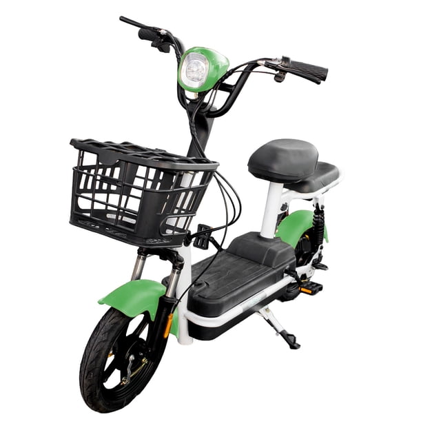 Moboss Bicicleta Electrica para Adultos Bicimoto Electrica Potencia Maxima del Motor 350 W Bateria 48V 13AH Prince Verde