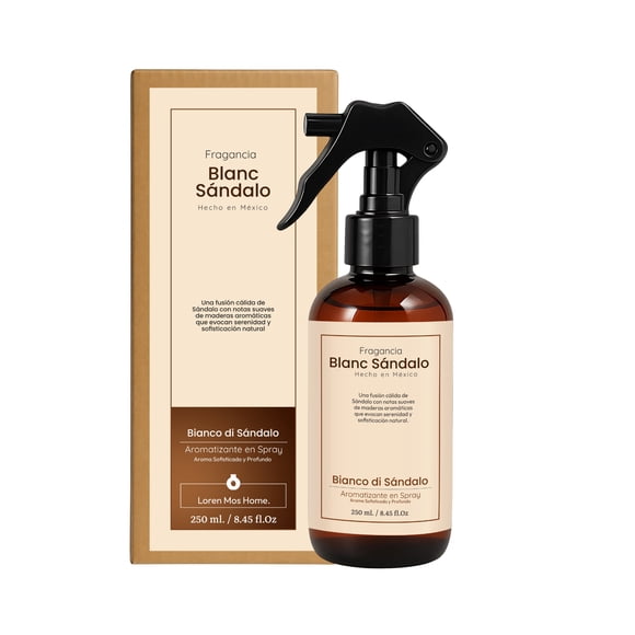 Aromatizante Ambiental Loren Mos Home Blanc Sándalo 250 ml