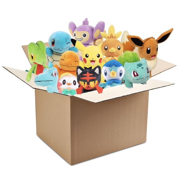 Juguete de peluche Pokémon de 8 pulgadas, paquete de 2 unidades, Mystery Blind Box Jazwares