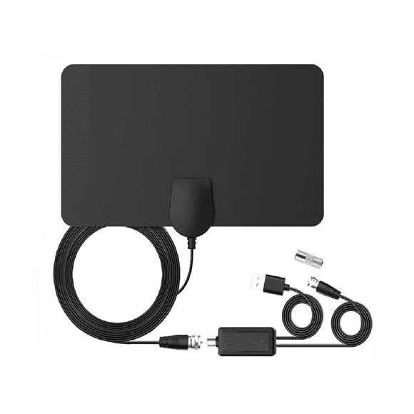 Antena De Tv Digital Hd Para Interiores Antena Hdtv 4k 1080p Negro
