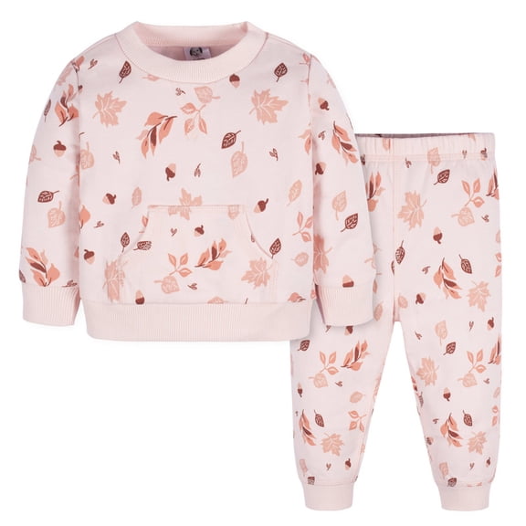 Set Sudadera y Pants Gerber Niña Talla 24M