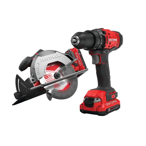 Kit combinado de herramientas eléctricas CRAFTSMAN V20 con taladro/destornillador, sierra