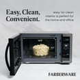 thumbnail image 5 of Farberware Countertop Microwave 1000 Watts, 1.1 cu ft - Microwave Oven With LED Lighting and Child Lock - Perfect for Apartments and Dorms - Easy Clean Black Stainless Steel, 5 of 5