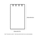 thumbnail image 3 of Semi Sheer Curtains For Bedroom 98 Inches Long Grommet Vertical Window Curtains Drapes With Light Through For Living Room, 3 of 7