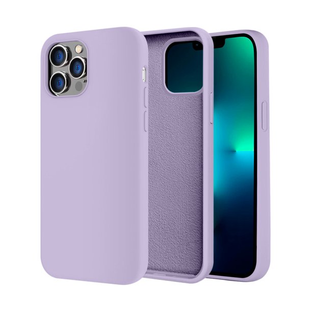 Funda de Protección para iPhone 13 Pro - Sovico - Silicón con Forro de Microfibra