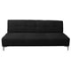 thumbnail image 3 of Sofa Cama Reclinable El Bazar Store New York Terciopelo Negro Futón 3 posiciones Sala, 3 of 7