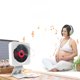 thumbnail image 4 of Injueey Reproductor de discos ABS con sistema de altavoz dual incorporado La conexión Bluetooth puede conectar el disco U/USB Sistemas de cine en casa blanco, 4 of 6