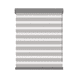 thumbnail image 1 of Persiana Doble Capa Con Diseño De Cebra Enrollable 100x200cm Gris con Blanco, 1 of 5