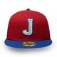 thumbnail image 1 of GORRA CHARROS JALISCO NEW ERA 59FIFTY LMP 26 AWAY rojo 7 3/8, 1 of 4