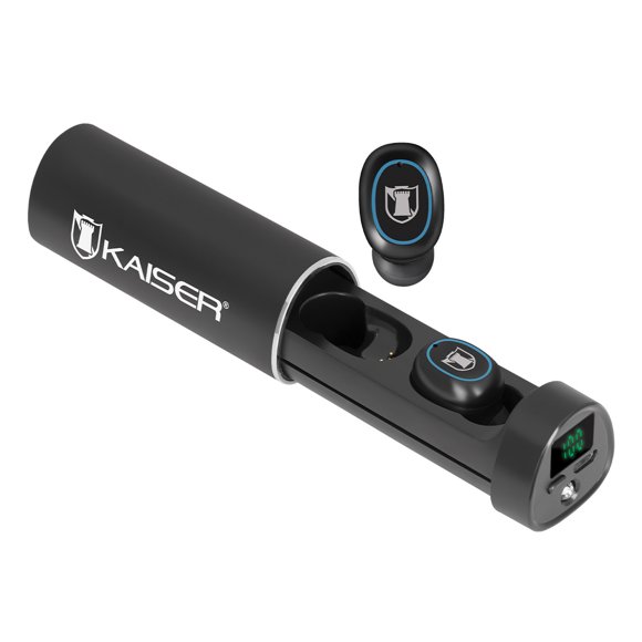 Audífonos Bluetooth True Wireless Kaiser MH-9199 con Linterna Negro