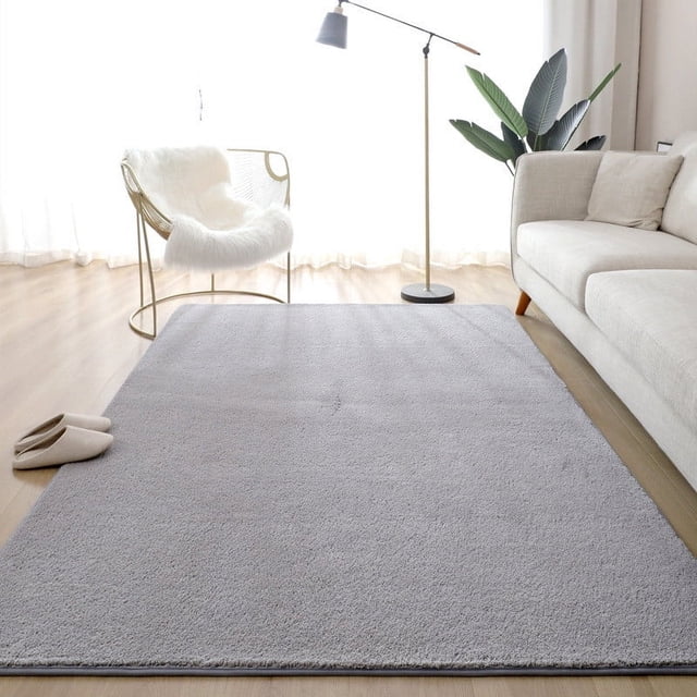 Amzcrzy Funda Nórdica, Sábana, Funda De Almohada De Satén, Alfombra Europea De Color Sólido, Tapete Para Mesa De Centro De Sala De Estar, Alfombra De Noche Completamente Cubierta, Alfombra Gruesa Lav