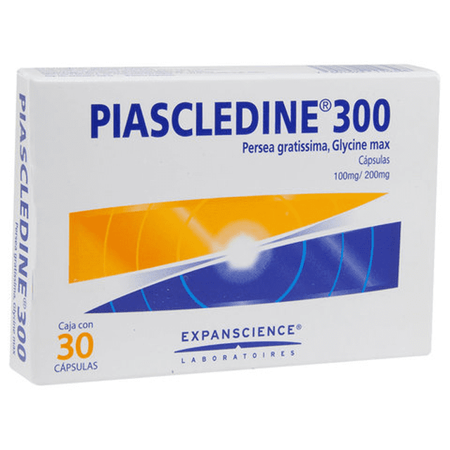 Piascledine 300 100 mg/200 mg, 30 cápsulas