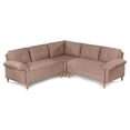 thumbnail image 3 of Sala Esquinera Makora De Velvet Palo De Rosa Modelo Elton, 3 of 7