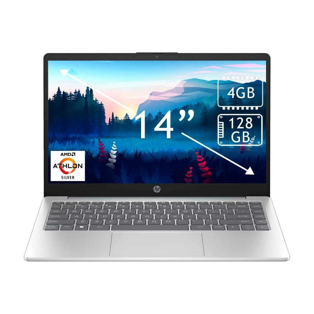 Laptop Hp 14.0 Amd Athlon 77120u 4gb 128gb Azul