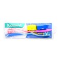 thumbnail image 1 of Cepillo de Dientes Prichos Doraldent Kit 2 Pack Textura Mediana Azul y Rosa, 1 of 4