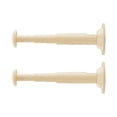 thumbnail image 2 of Estante organizador de perchas | Pack de 2 perchas de plástico extensible para apilar beige | Portalavandiéros que ahorran espacio con ventosa, diseño telescópico ajustable para 15-20 perchas, 2 of 6