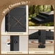 thumbnail image 5 of Closet Ropero 10 Cajones Y Led Mueble Para Ropa Organizador, 120x40x130cm, Negro, 5 of 6
