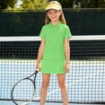thumbnail image 4 of Conjunto de 3 piezas para niños y niñas: blusa de manga corta, uniforme escolar, camiseta deportiva, suave, transpirable, informal y bonita, como se muestra en la imagen, paquete de 3, de 2 a 15 años., 4 of 5