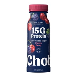 Yogurt bebible Chobani HiPro Cereza Moras 15g proteína 207ml