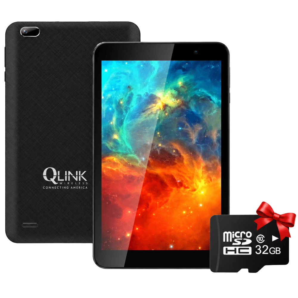 Tablet Q Link Scepter 8 Pulgadas 2GB RAM 16GB Android 12 Go WiFi Negro