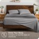 thumbnail image 3 of Juego de Fundas de Almohada Bare Home Cierre Tipo Sobre Colección Premium 1800 Doble Cepillado Ultra Suave Tamaño King 20 x 40 Gris Claro 2 Unidades, 3 of 6