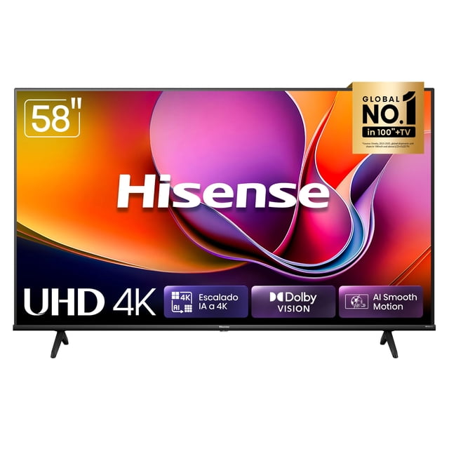TV Hisense 58 pulgadas 4K Ultra HD Smart TV LED 58A6NV